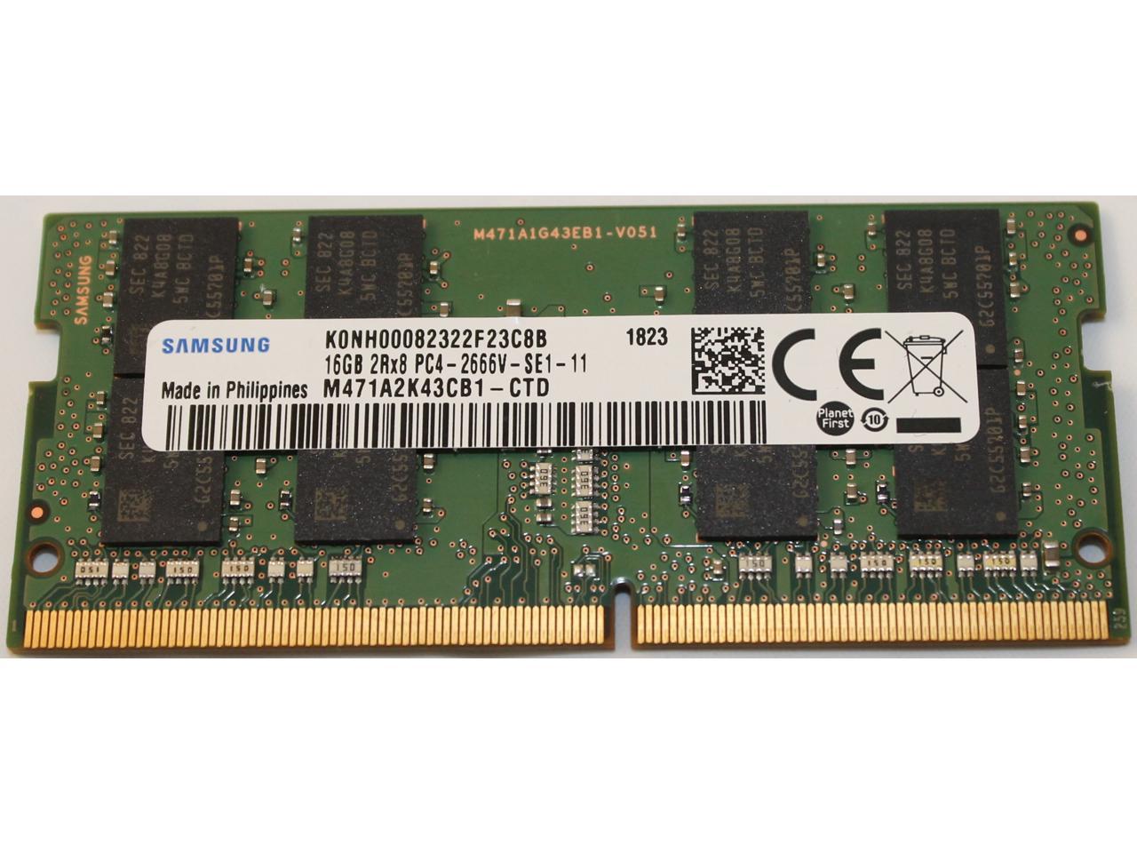 PC/タブレット PCパーツ M471A2K43CB1-CTD Samsung 16GB DDR4 PC4-21300 2666MHz - Newegg.com