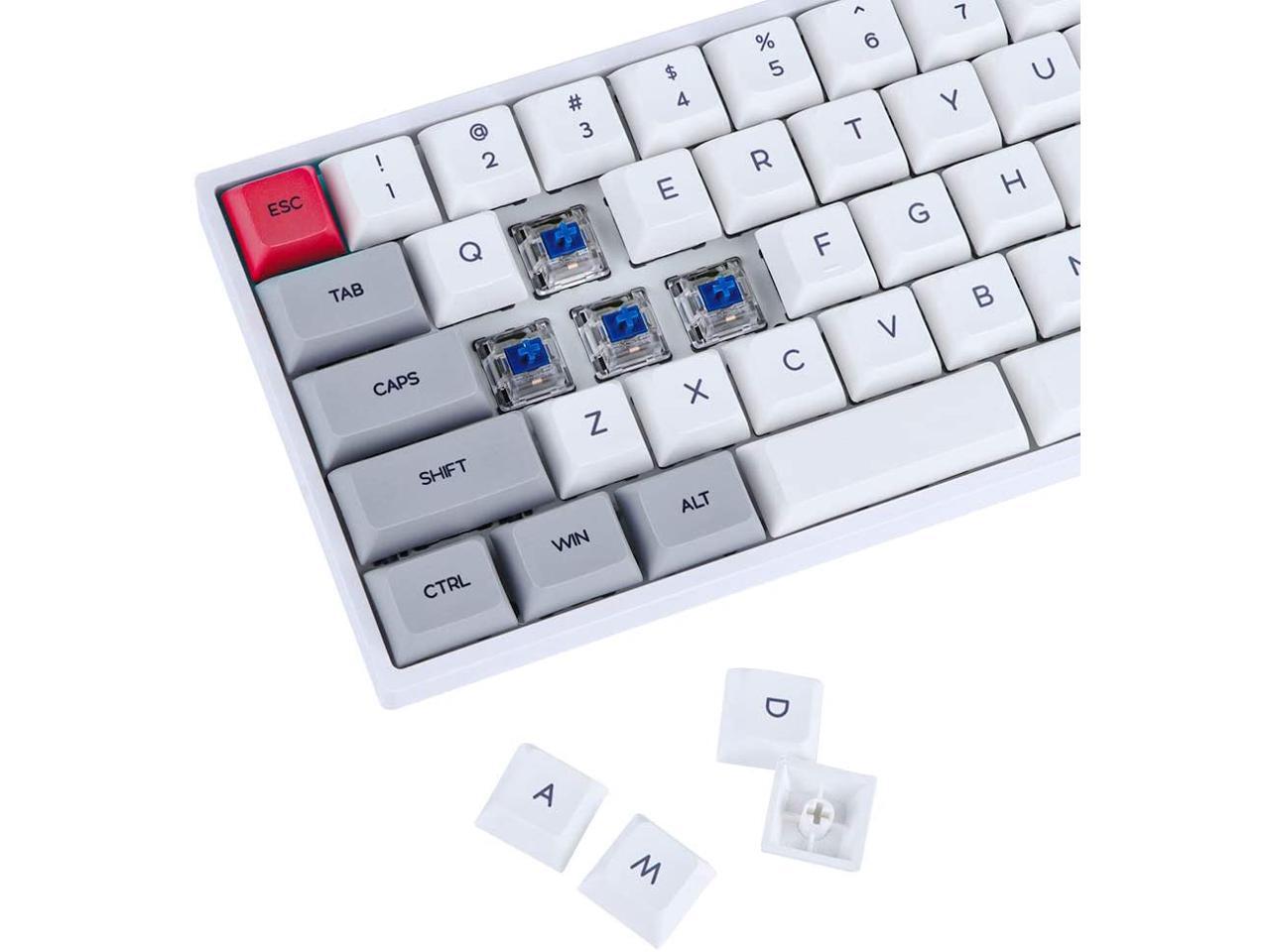 EPOMAKER SK66 60% キーs Wired Gateron Optical Mechanical Gamg キーboard with RGB  バックlight PBT Heat Sublimation キーcaps Gateron