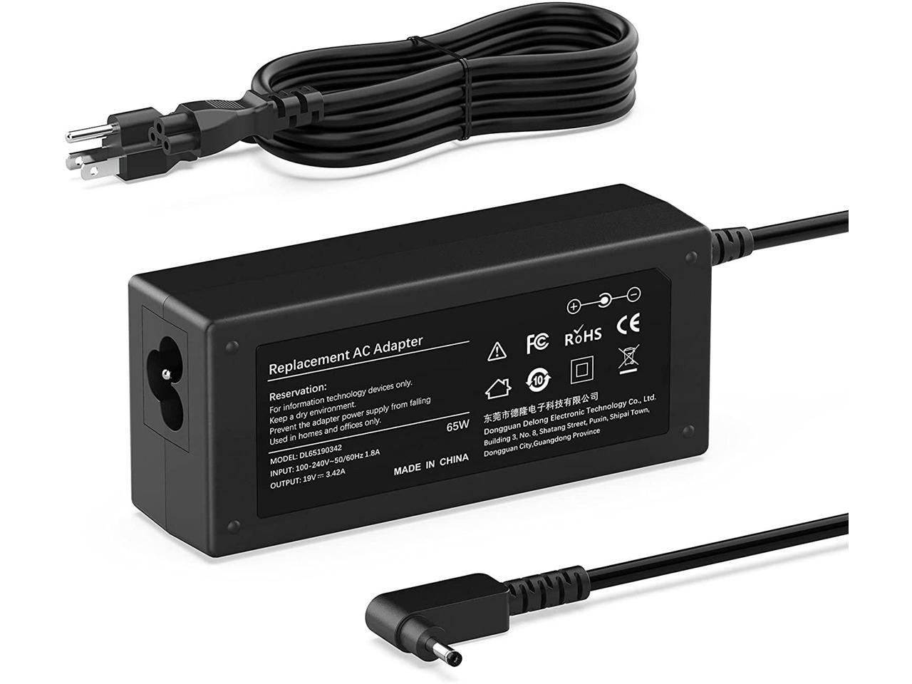 19V 3.42A 65W AC Adapter Laptop Charger Compatible for Acer Chromebook R11 11 13 14 15 C720 C720P C740 C810 CB3-431 CB3-131 CB3-532 CB5-571 N15Q8 N15Q9 N16P1 A11-065N1A A13-045N2A Power Supply Cord 