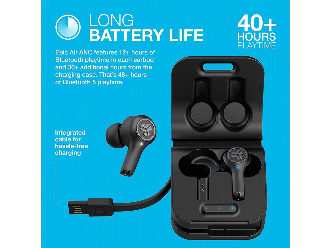 bluetooth earbuds 12 hour battery