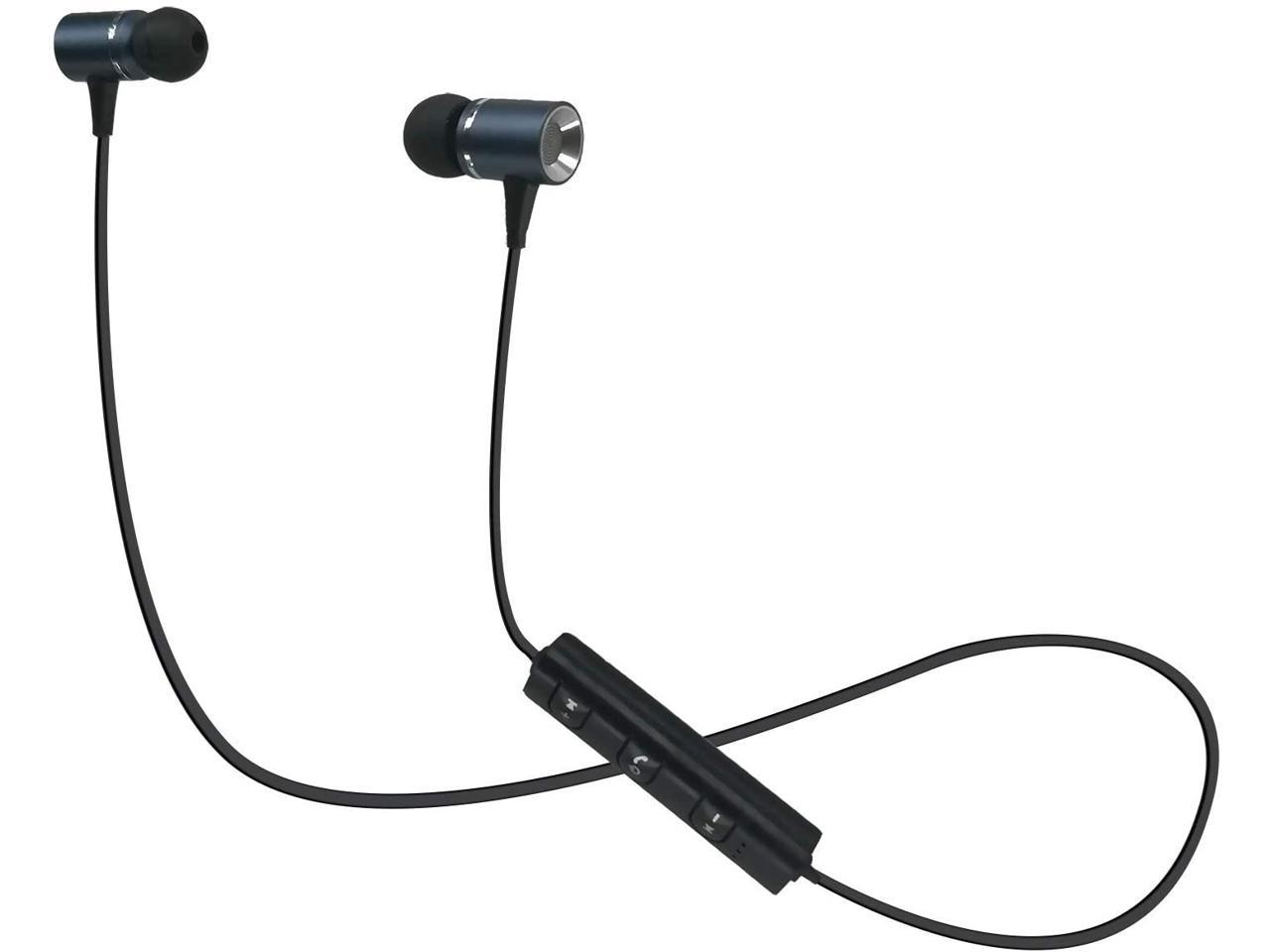 USB Charge Cable Included On-Board Microphone Waterproof in-Ear Earbuds Red Altec Lansing MZW101-BLK Bluetooth Earphones 33-Ft Wireless Range Boasting Up to 6 Hours of Battery Life 
