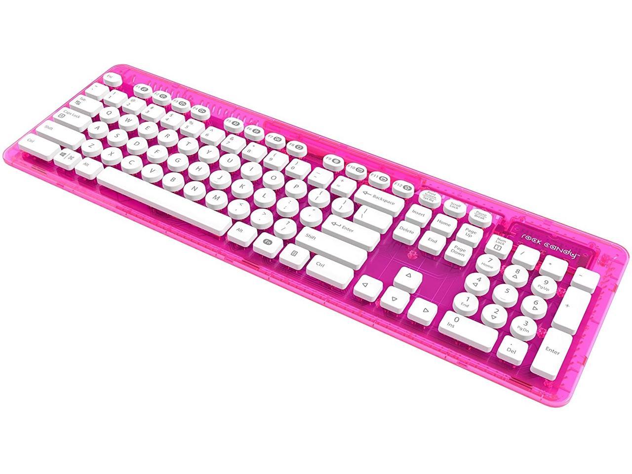 hot pink wireless keyboard