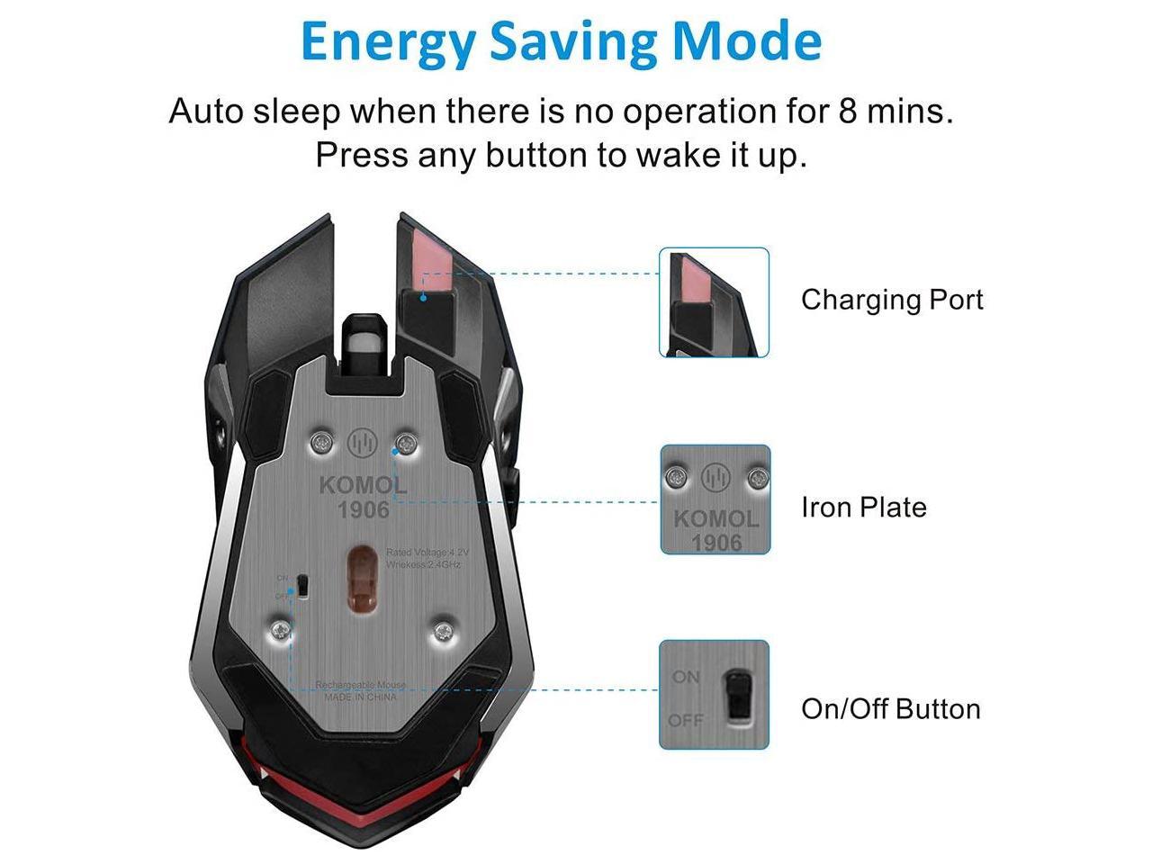 scettar wireless gaming mouse