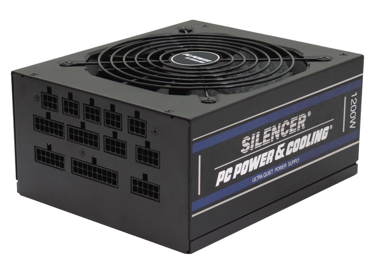 PC Power & Cooling Silencer Series 1200 Watt, 80 Plus Platinum, Fully