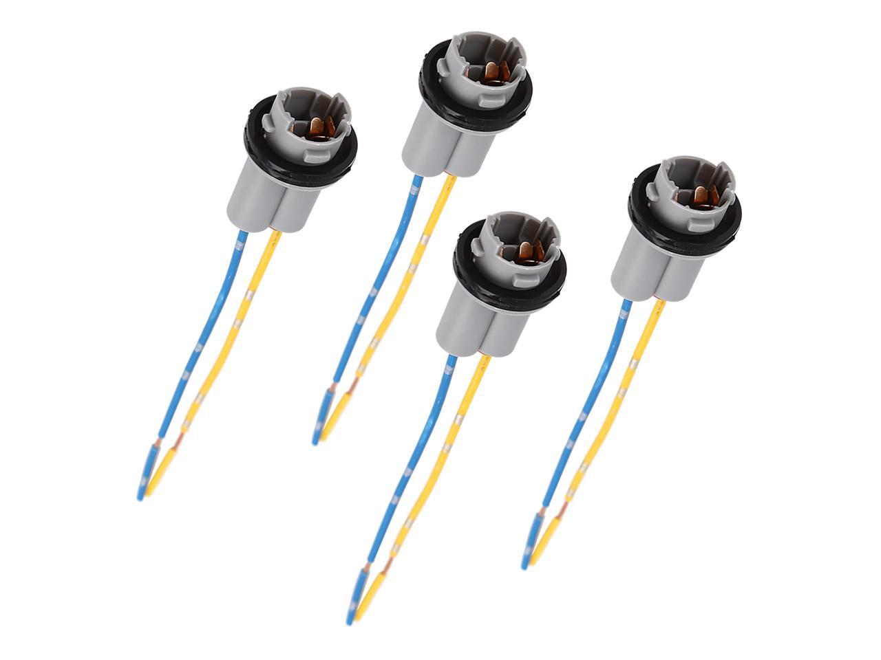 DC 12V T10 Car Light Socket Adapter Bulb Wire Harness Extension