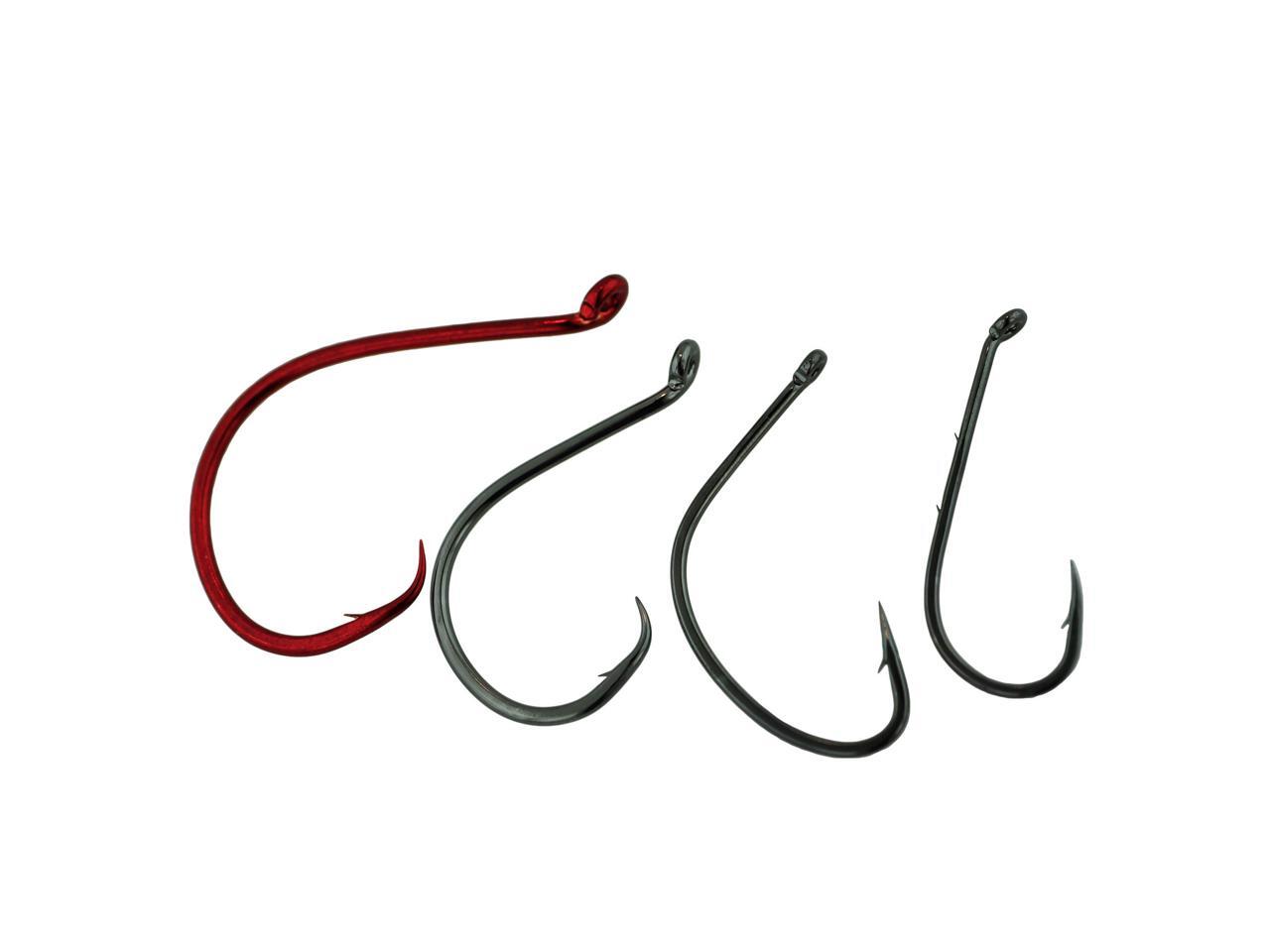 assorted fishing hooks