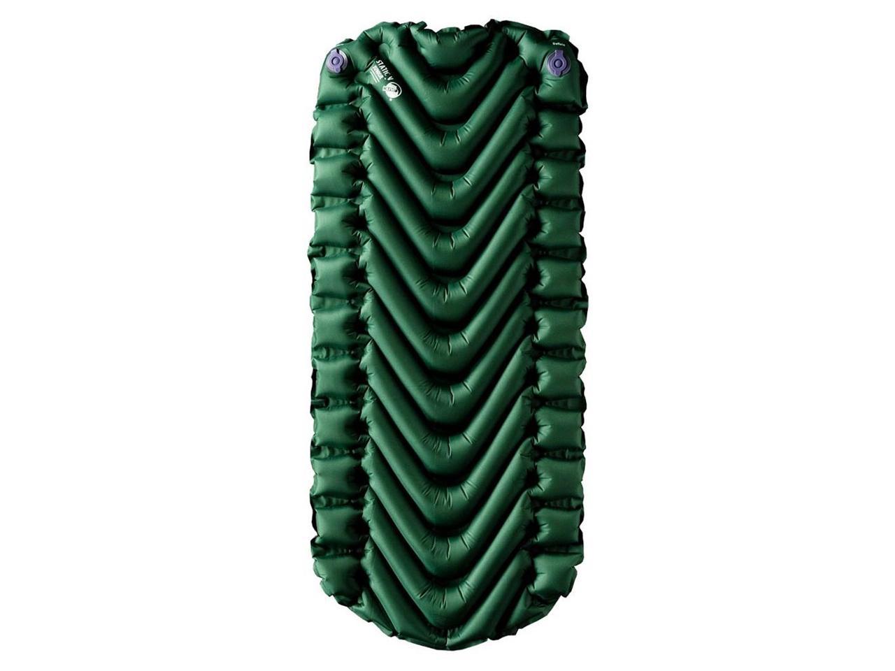 Klymit 06sjgr02a Klymit Static V Short Sleeping Pad Forest Green Newegg Com