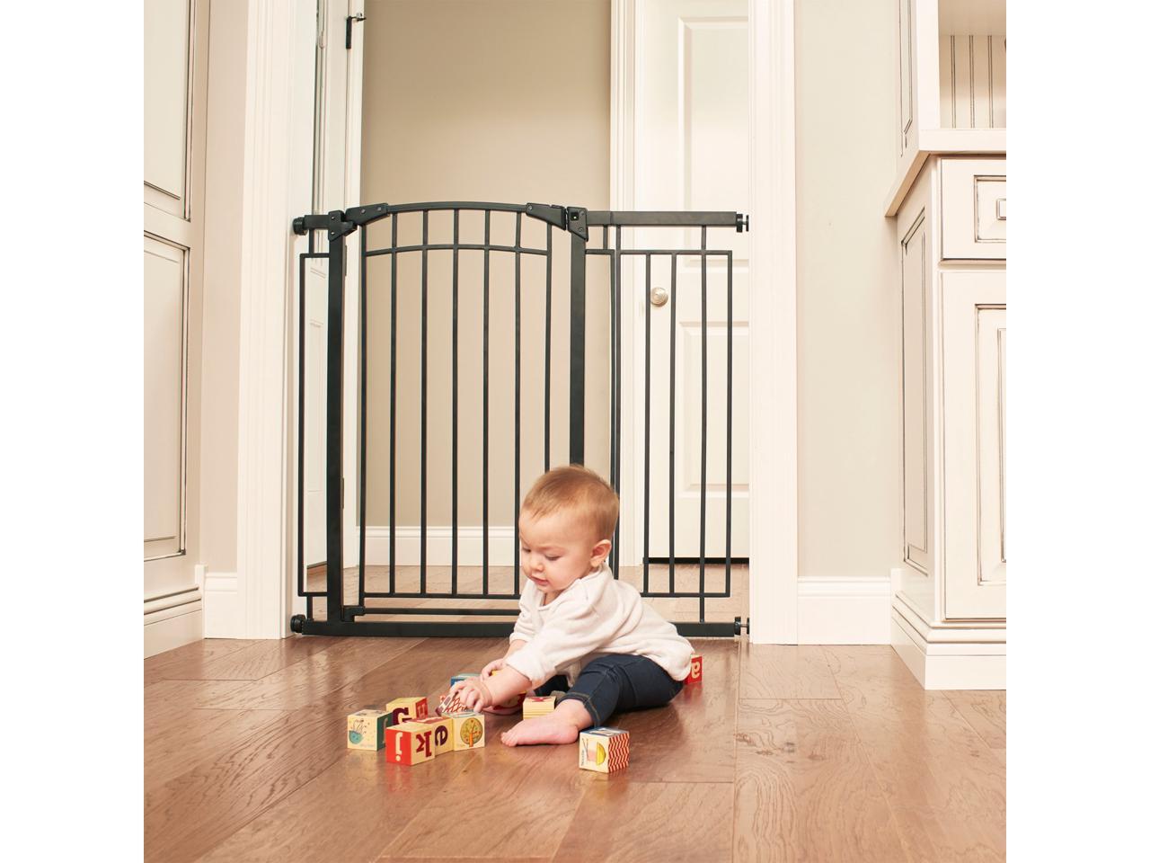 Evenflo 36" Adjustable Multi Use Metal Décor Indoor Baby Pet Safety