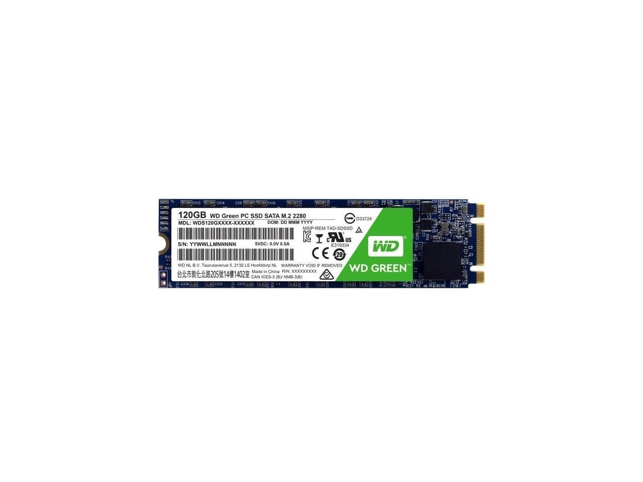 Western Digital - WDS120G1G0B - WD Green WDS120G1G0B 120 GB Solid State ...