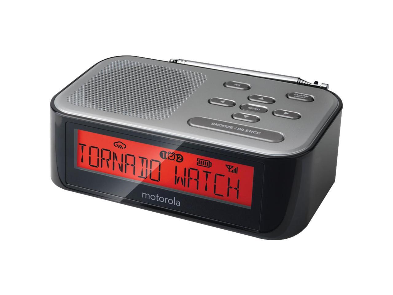 MOTOROLA MWR822 Desktop Weather Radio/Alarm Clock
