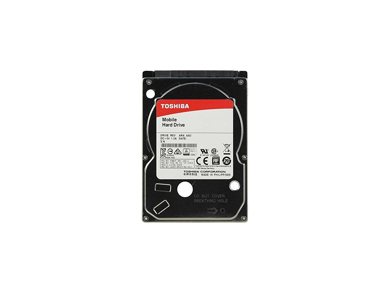 Disque Dur Toshiba 500GB 2.5" SATA MQ02ABF050H - Occasion - Pour PC Portable Ou PC Fixe