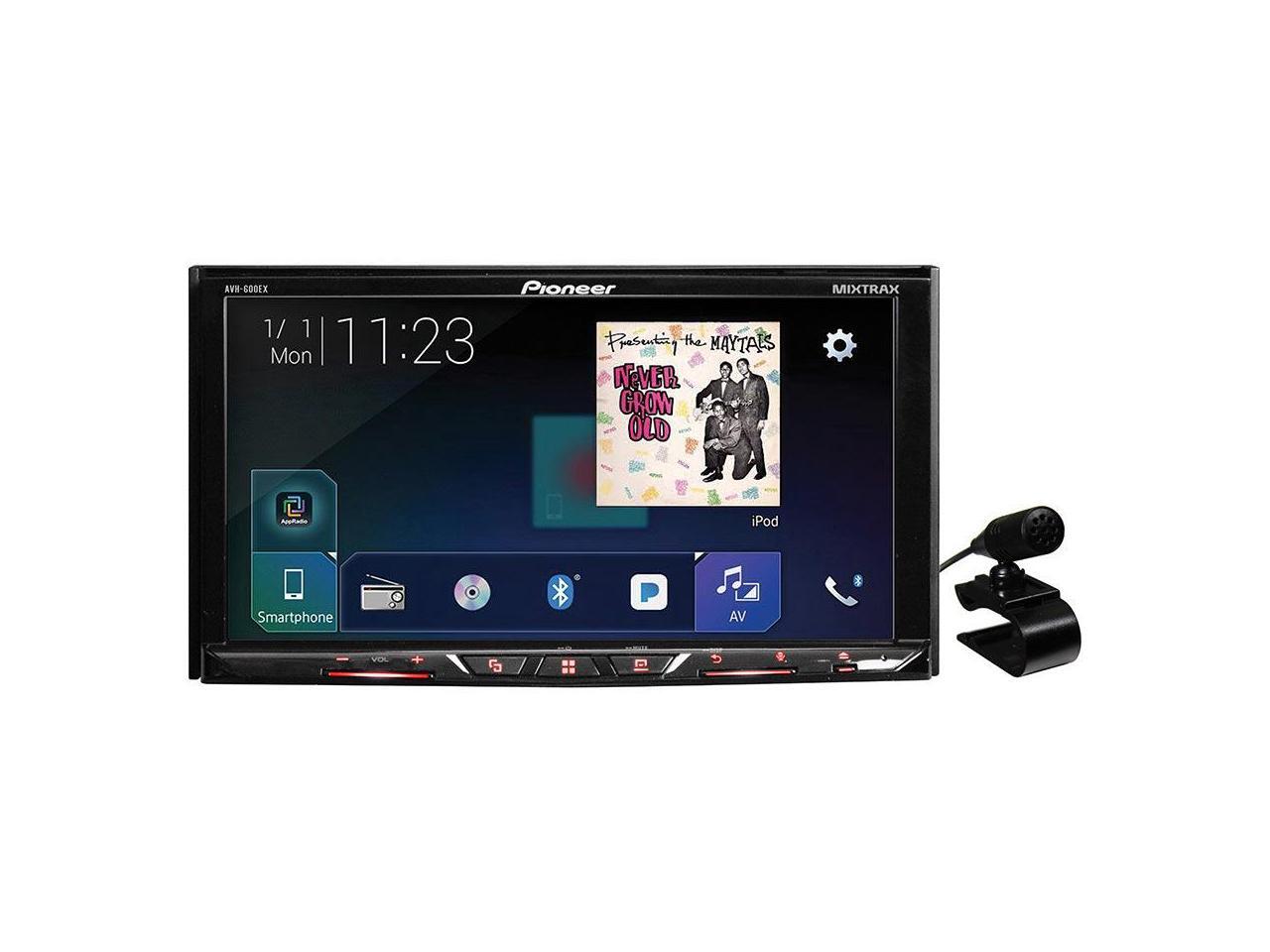 Pioneer AVH600EX Multimedia DVD Receiver with 7" WVGA Display, Built