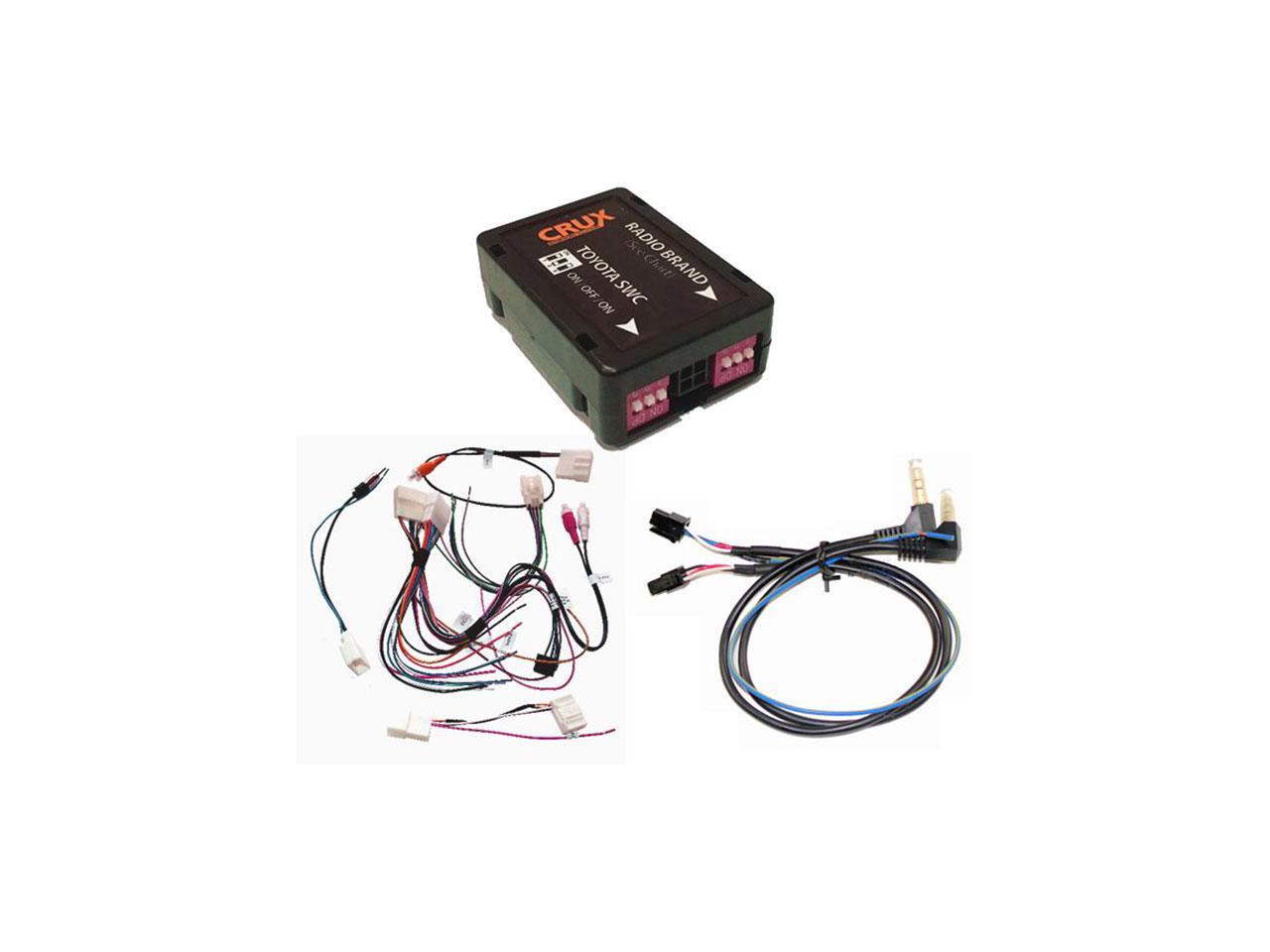 CRUX SWRTY61N Radio Replacement with SWC & OE RVC Retention (for