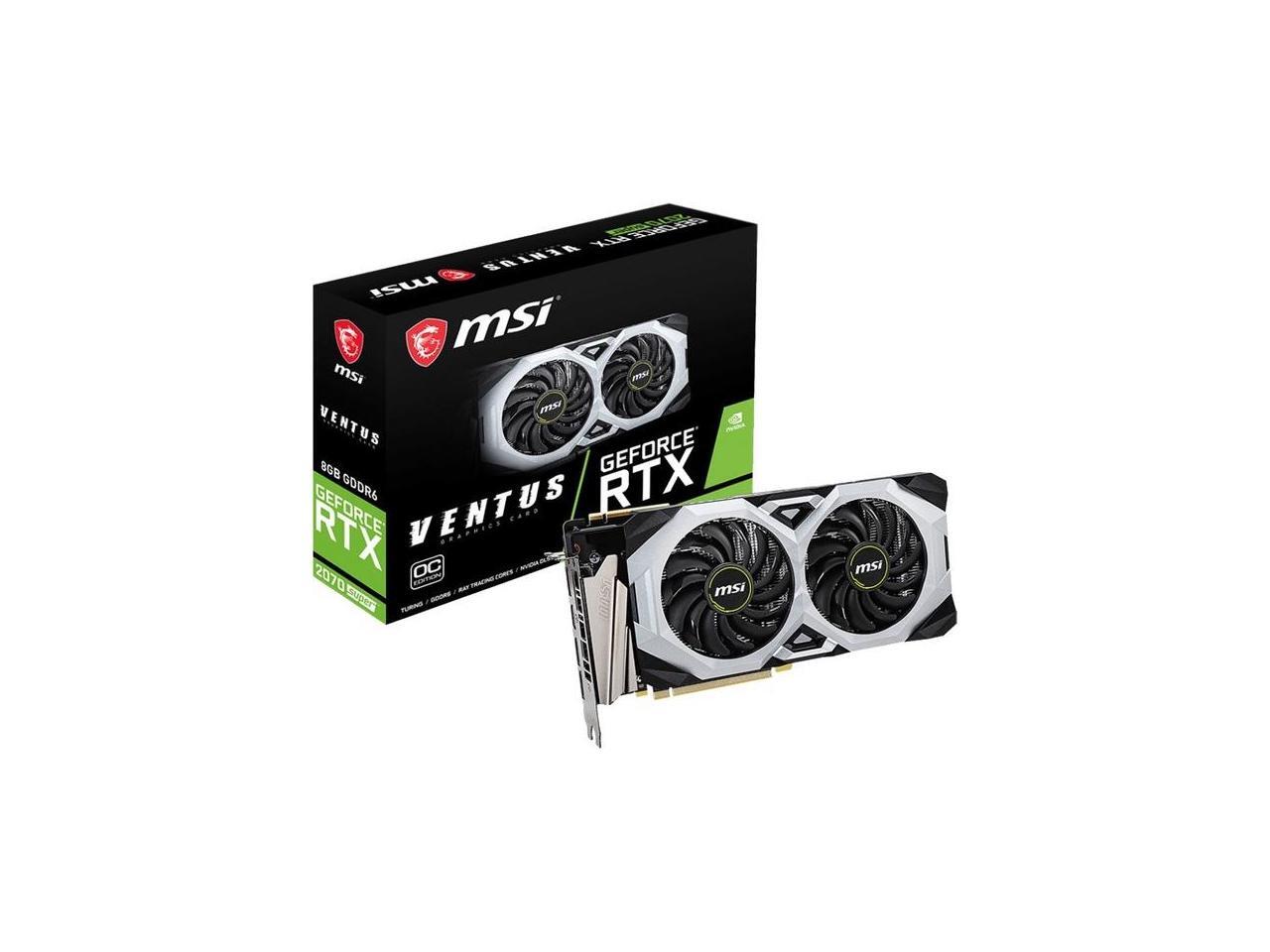 MSI VENTUS GeForce RTX 2070 SUPER VENTUS OC GeForce RTX 2070 SUPER