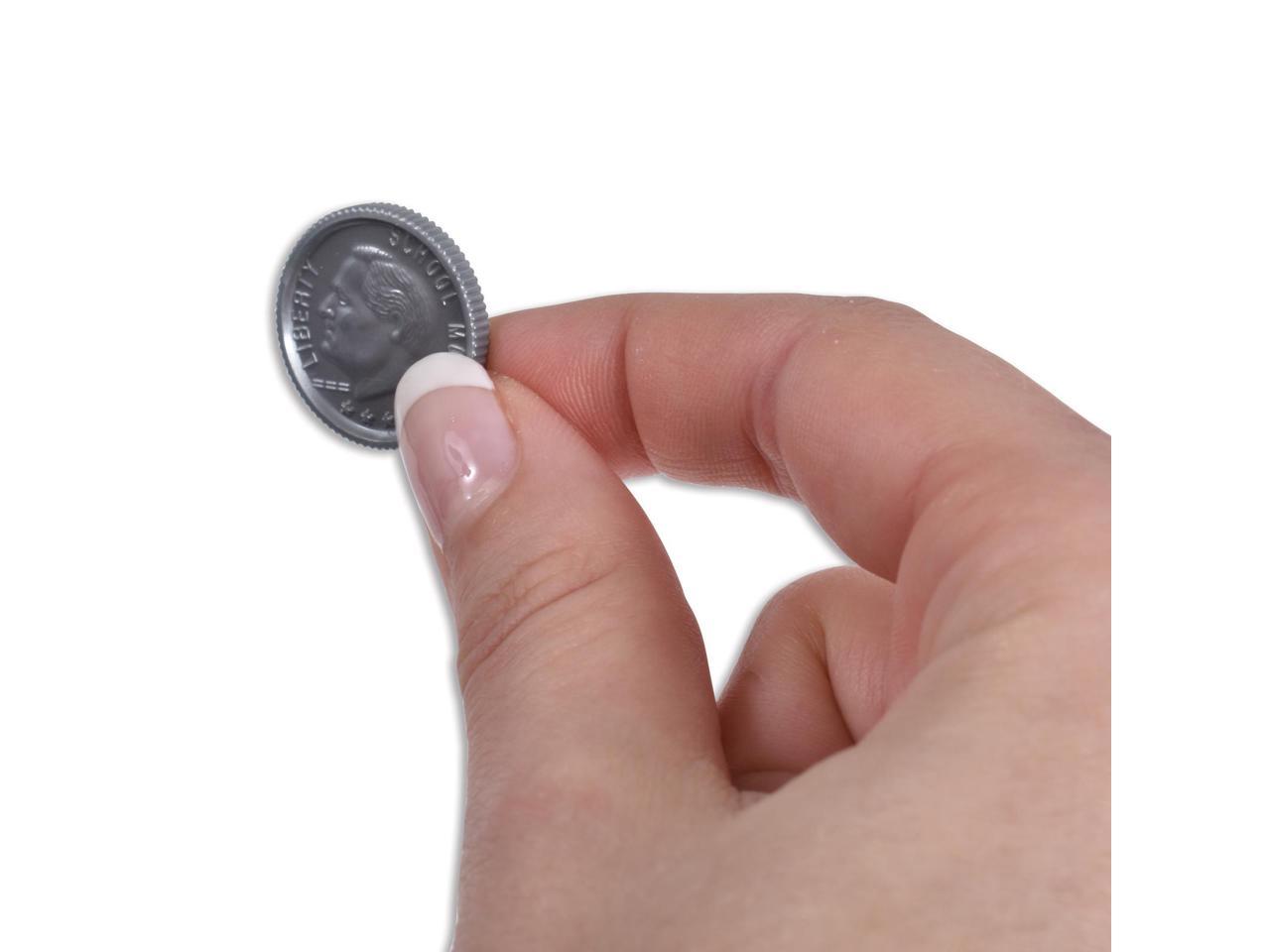 Learning Advantage CTU7523 Plastic Coins 100 Dimes for sale online 