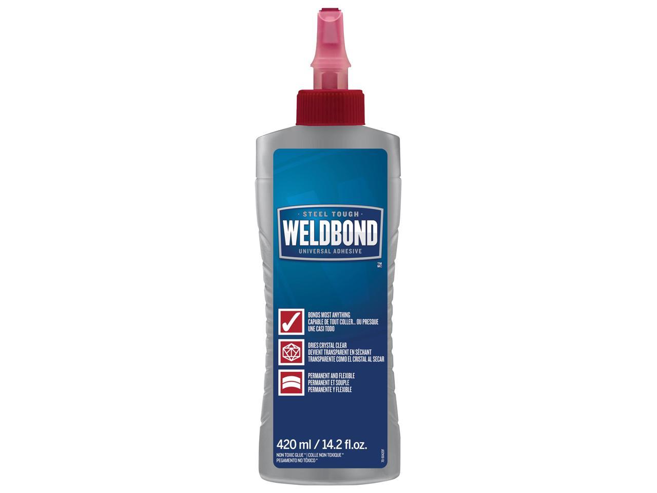 Weldbond Glue, 14.20 oz. Bottle, White, 1 EA 14.2 oz. White