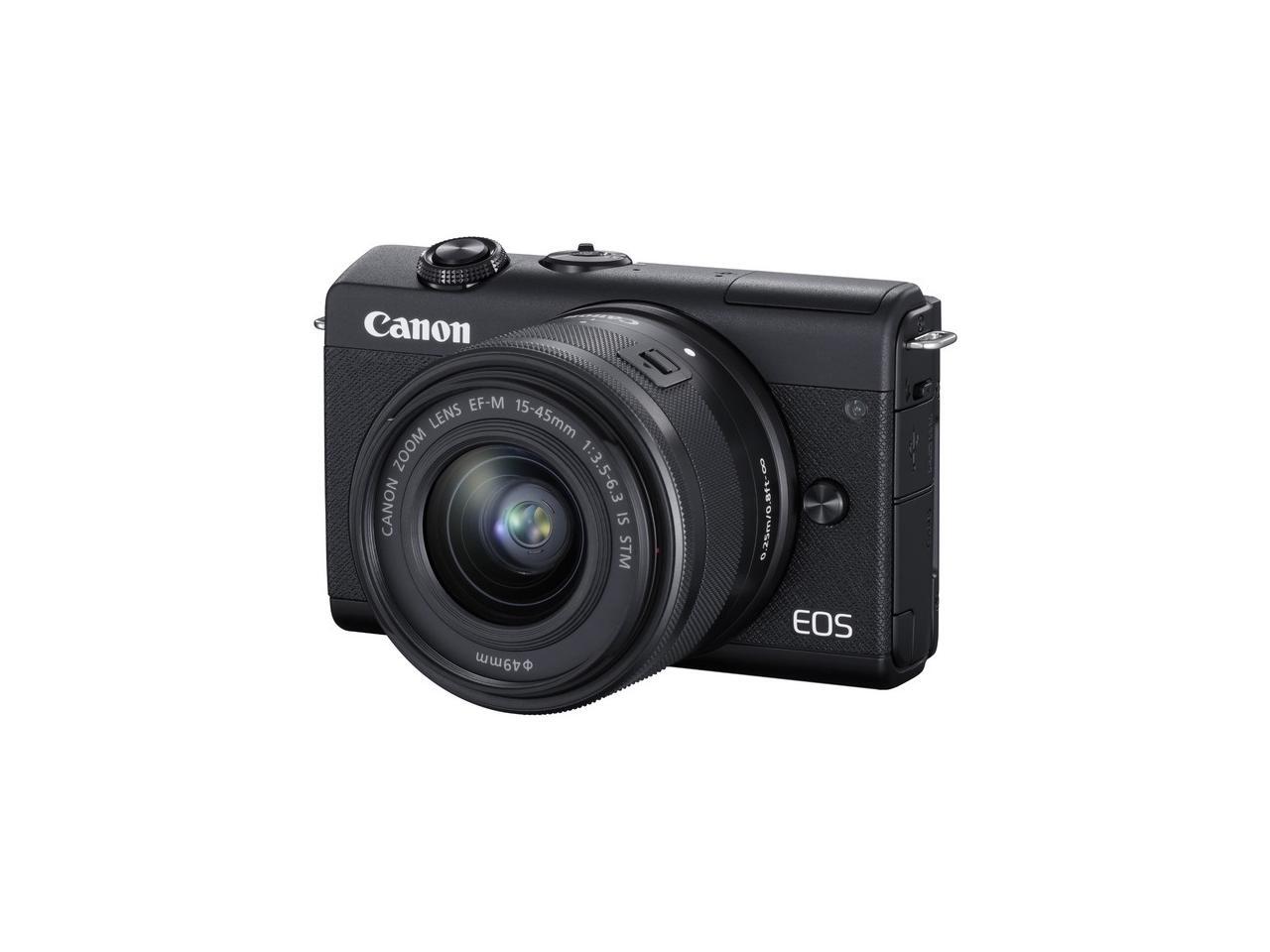 Canon EOS M200 Mirrorless Camera with 1545mm Lens Black