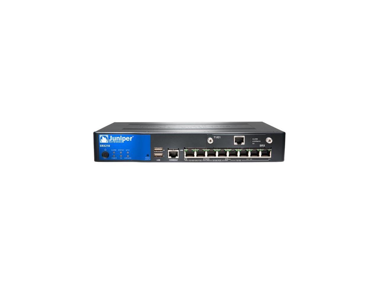 Juniper SRX210HE2-POE SRX210 Services Gateway Power Over Ethernet ...