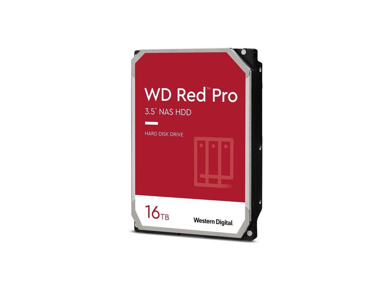WD Red Pro WD161KFGX 16TB 7200 RPM 512MB Cache SATA 6.0Gb/s 3.5