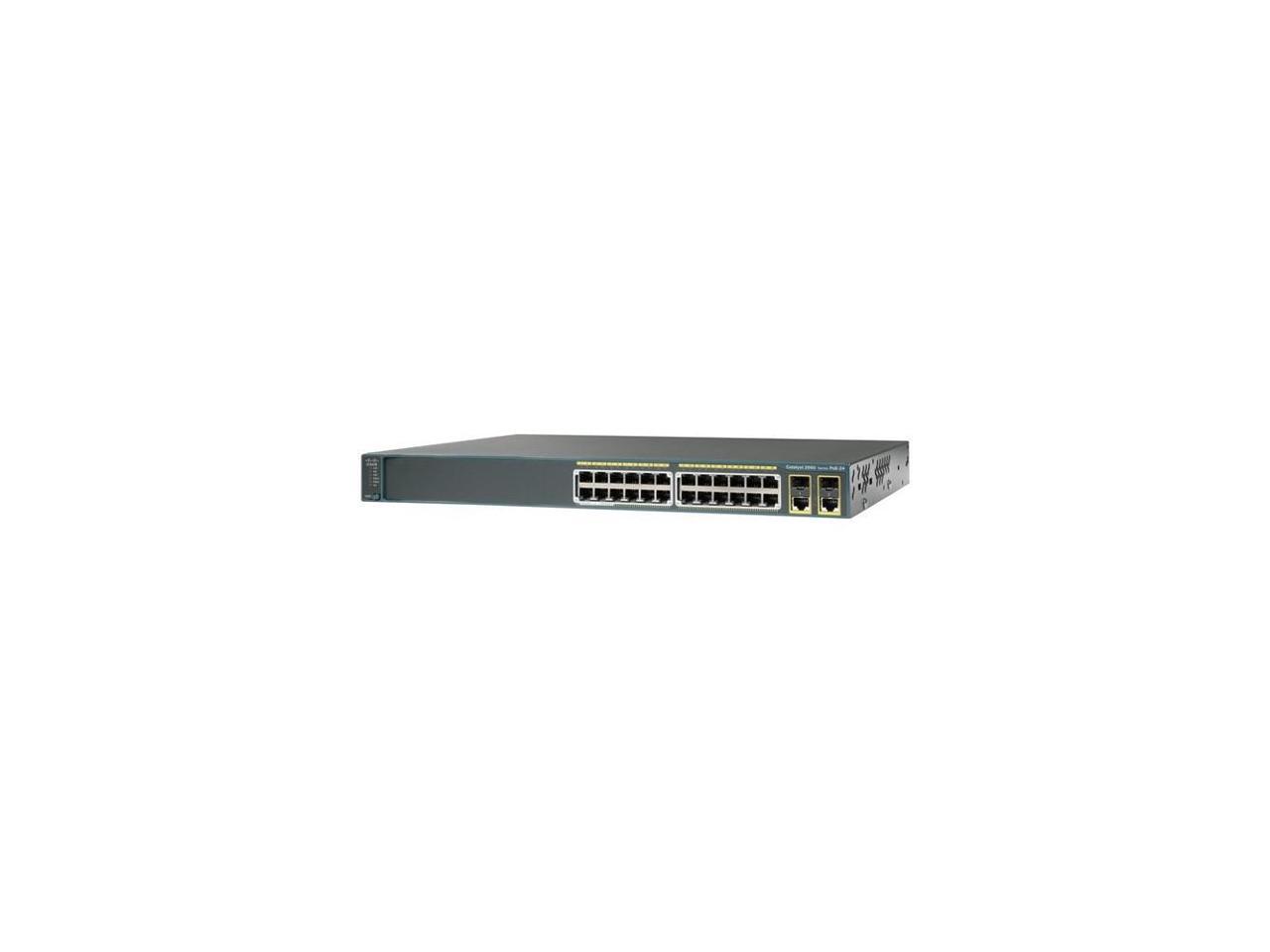 Refurbished: Cisco WS-C2960-24PC-S Catalyst 2960-24PC-S Ethernet Switch ...