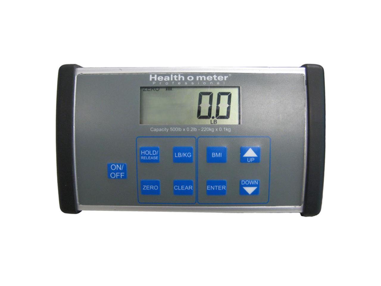 Health O Meter 498KL Professional Remote Digital Scale, 500 lb / 220 kg