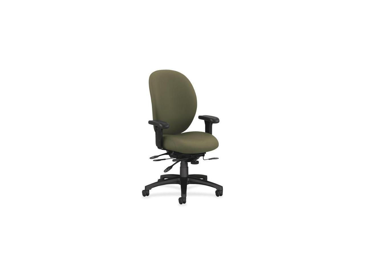 Hon 7608cu82t 7600 Executive High Back Chair W Seat Glide Olive Green Olive Green Seat Black Frame 41 5 X 27 X 45 3 Overall Dimension Newegg Com