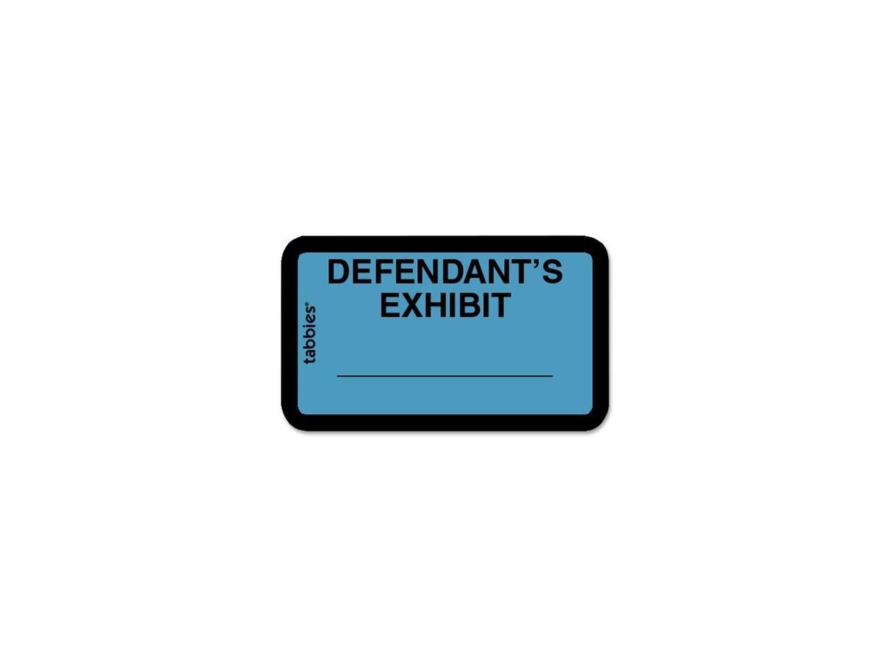 tabbies-58093-defendant-s-exhibit-legal-file-labels-1-5-8-width-x-1