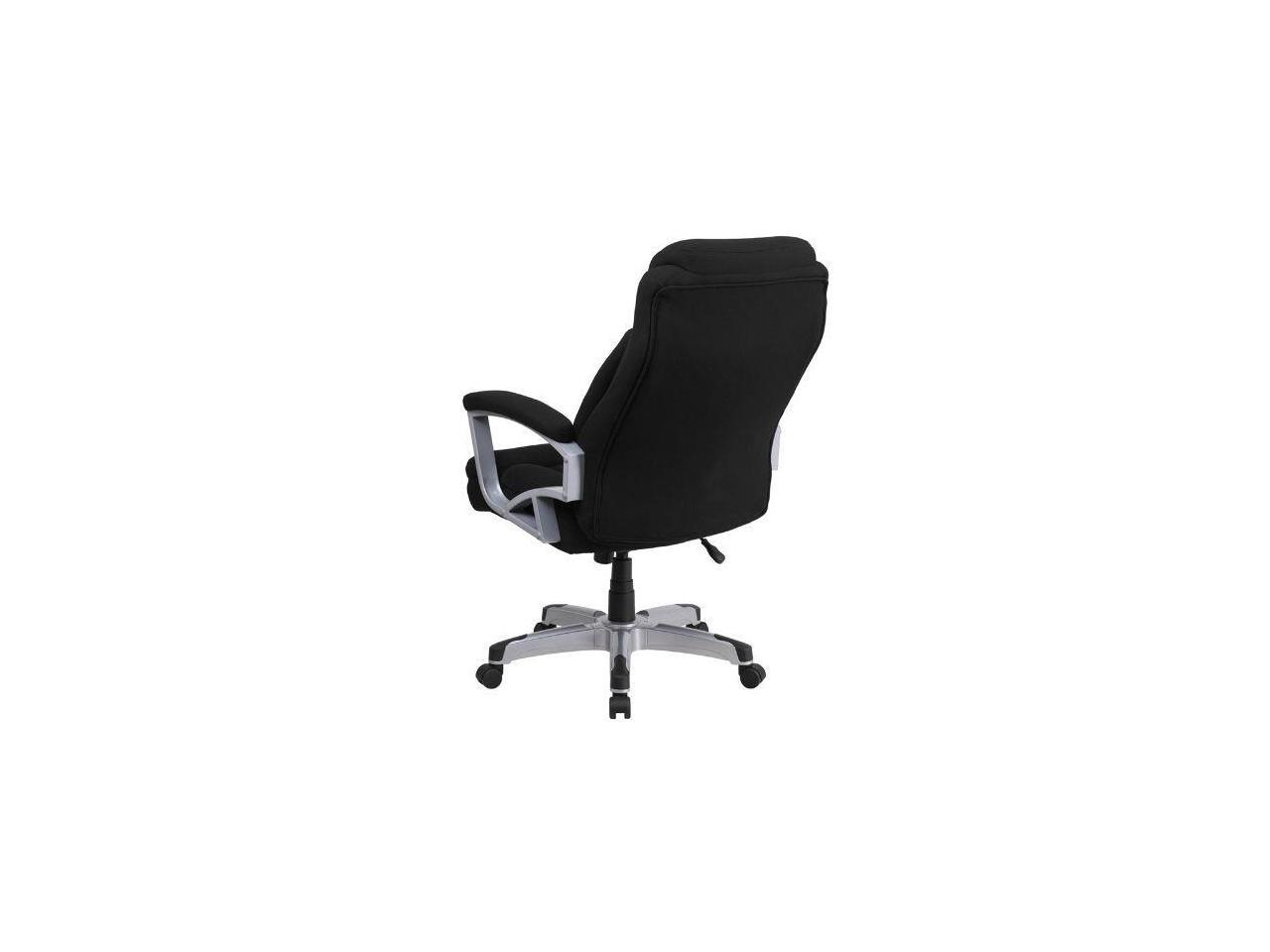 HERCULES Series Big & Tall 500 lb. Rated Black Fabric Executive Swivel