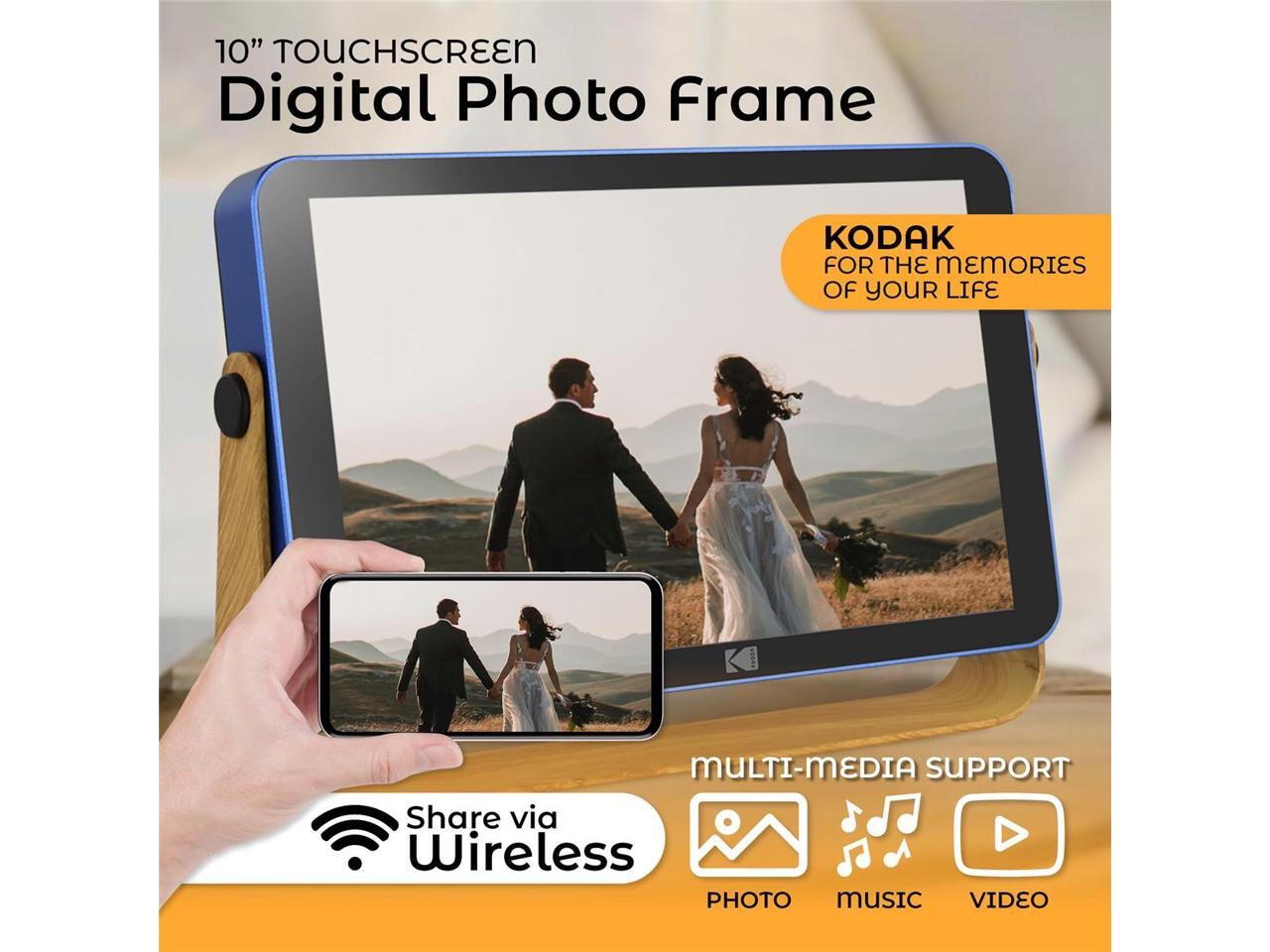 Kodak 10" WiFi Enable Rechargeable Digital Photo Frame RWF108 (Blue
