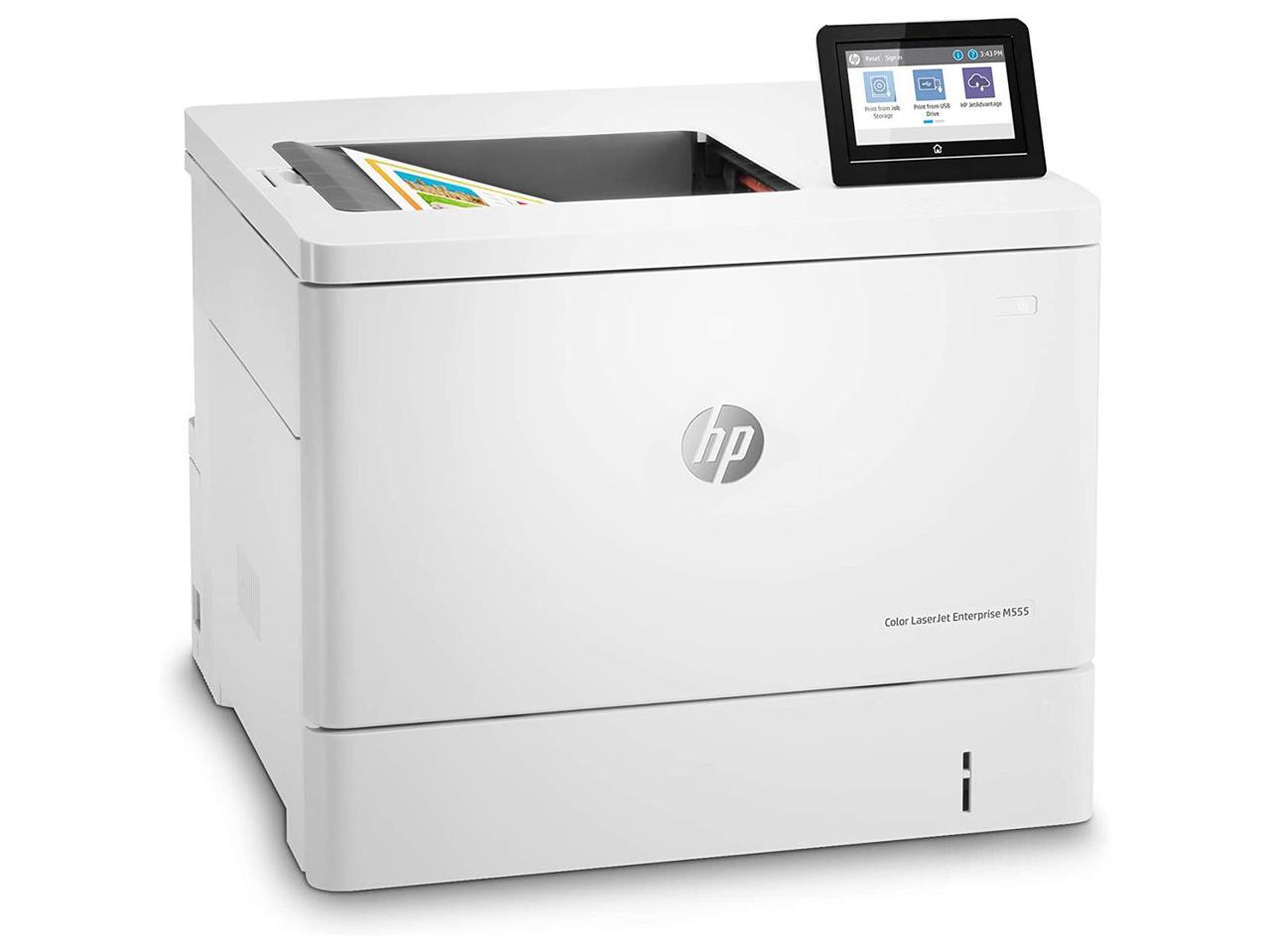 Used Good HP LaserJet Enterprise M555 M555dn Desktop Laser Printer