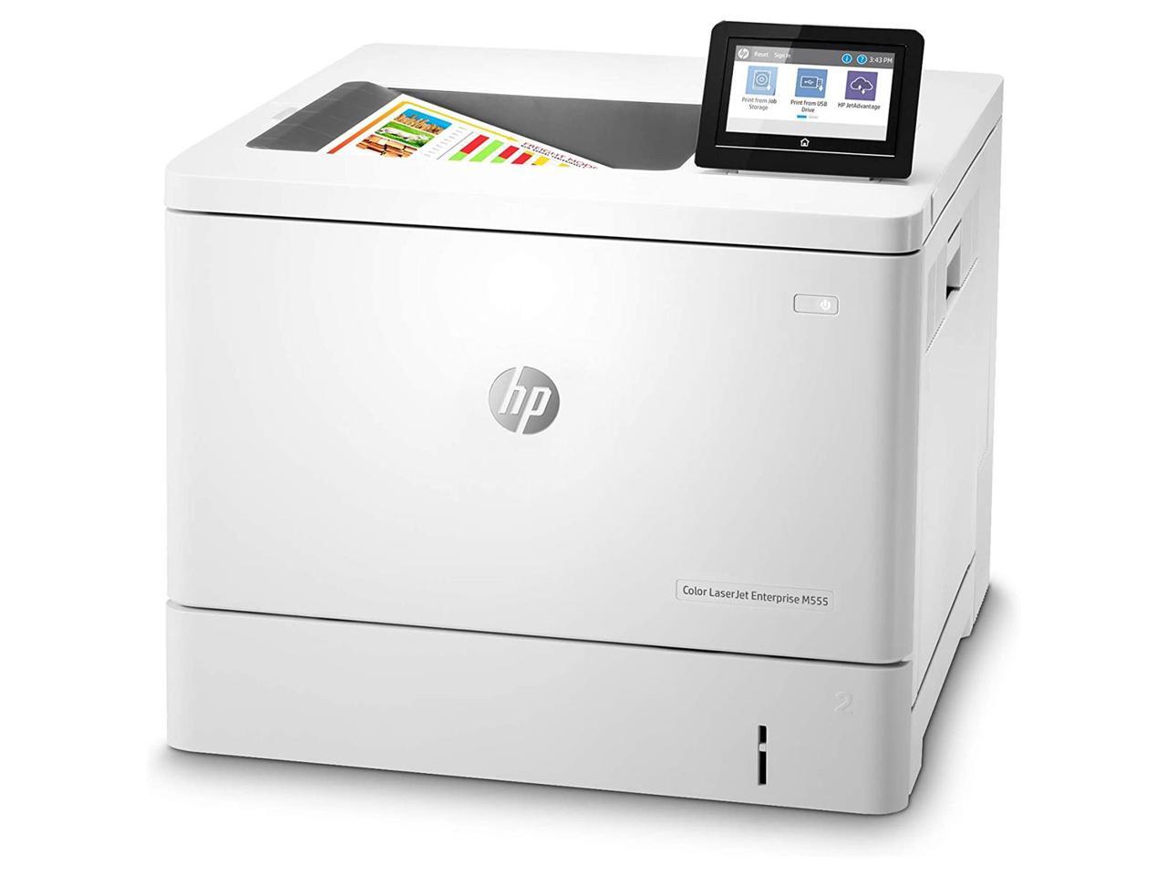 Used Good HP LaserJet Enterprise M555 M555dn Desktop Laser Printer
