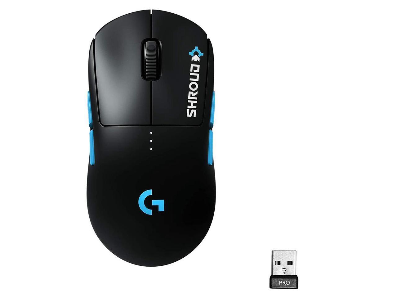 Logitech G303 Shroud Edition Wireless Gaming Mouse - Lightspeed Wireless -  Hero 25K - 25,000 DPI - 75 Grams - 5-Buttons - PC - Black