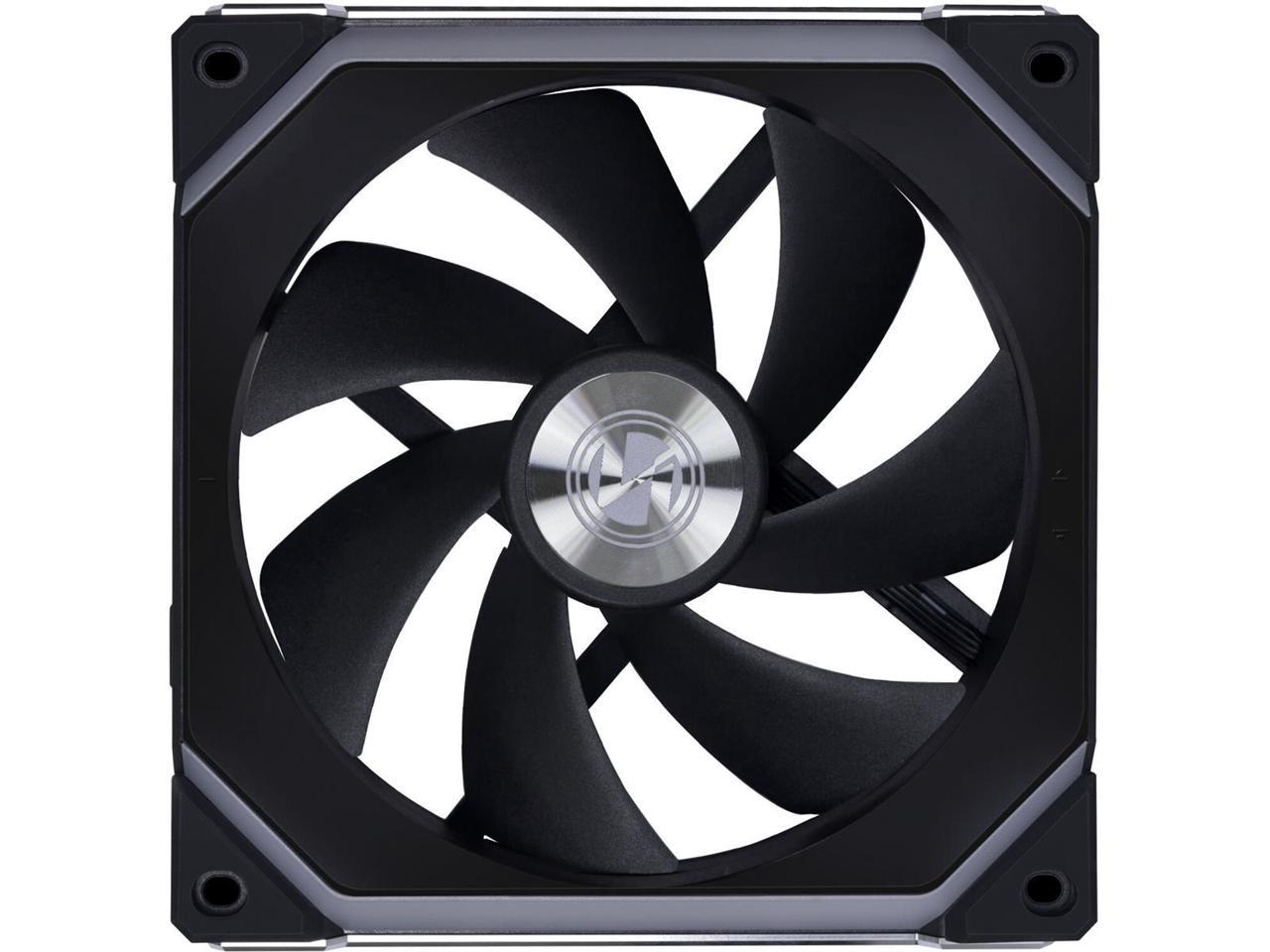 LIAN LI UNI Fan SL140 V2 RGB Black , Single Pack Without Controller ...