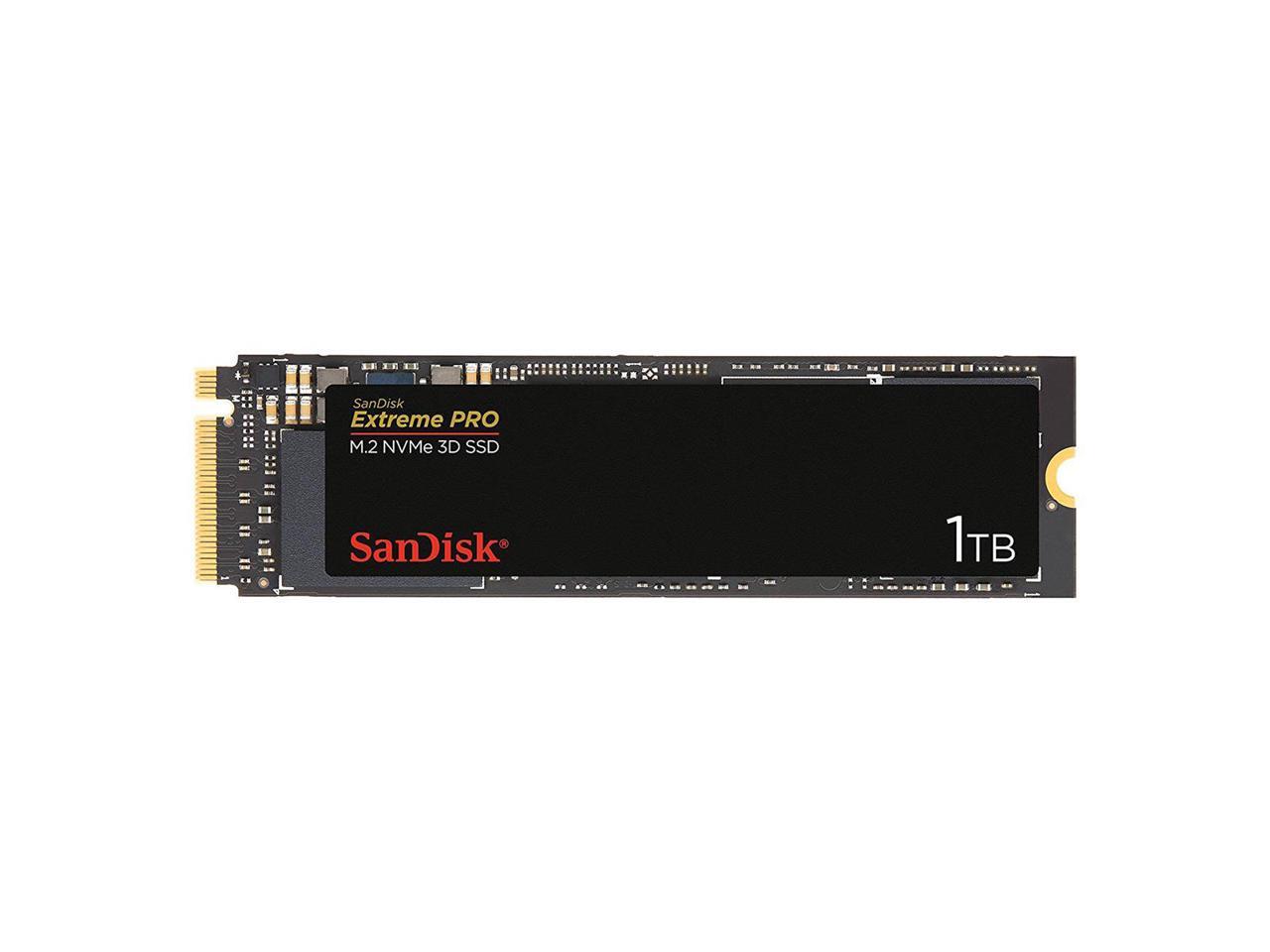 SanDisk Extreme PRO M.2 PCIe NVMe 3D 1TB Internal Solid State Drive