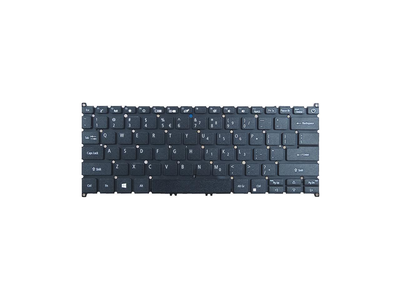 New US English Black Laptop Keyboard (NOBacklit with frame) for Acer