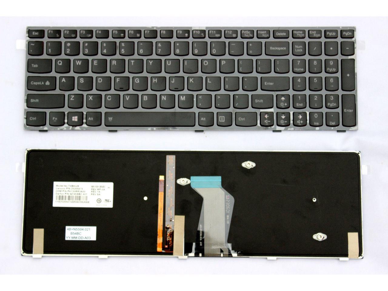 New Palmrest touchpad Keyboard Bezel  AP0RR00050J For Lenovo Y500 Y510P 90202613