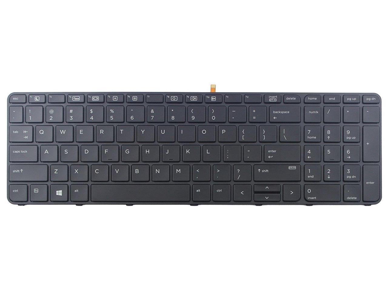 New US Black Backlit Keyboard For HP Probook 450 G4 455 G4 470 G4