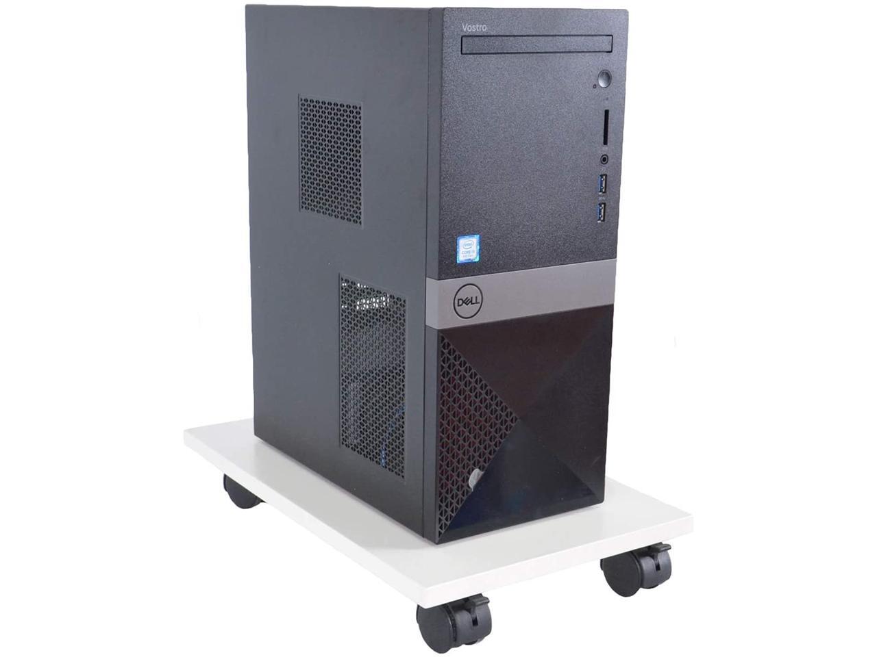 CPU Stand PC Cart Holder, Mobile Computer Tower Stand with 4 Caster