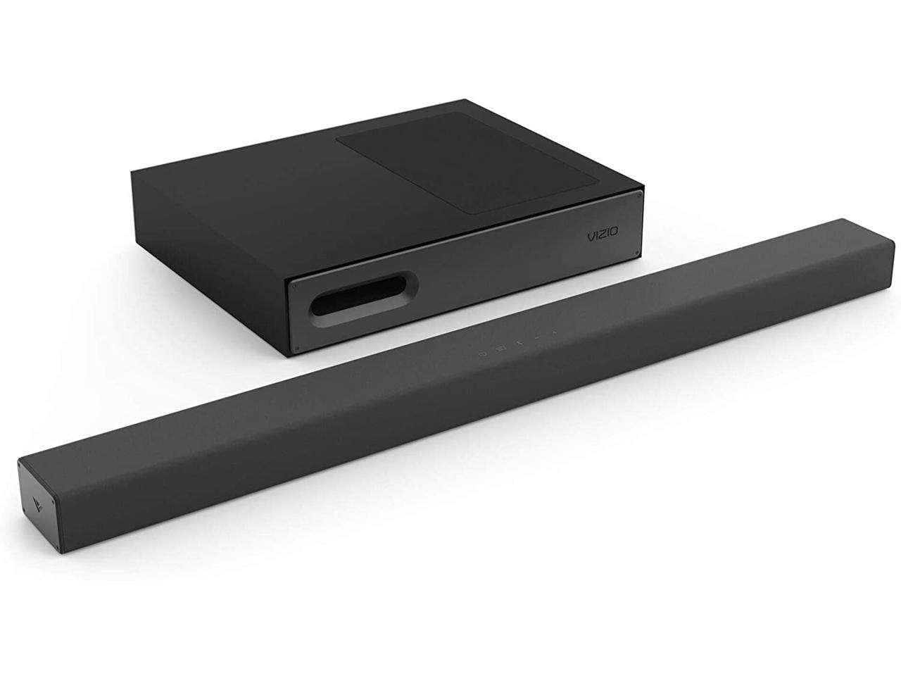 vizio 2.1 sound bar slim subwoofer