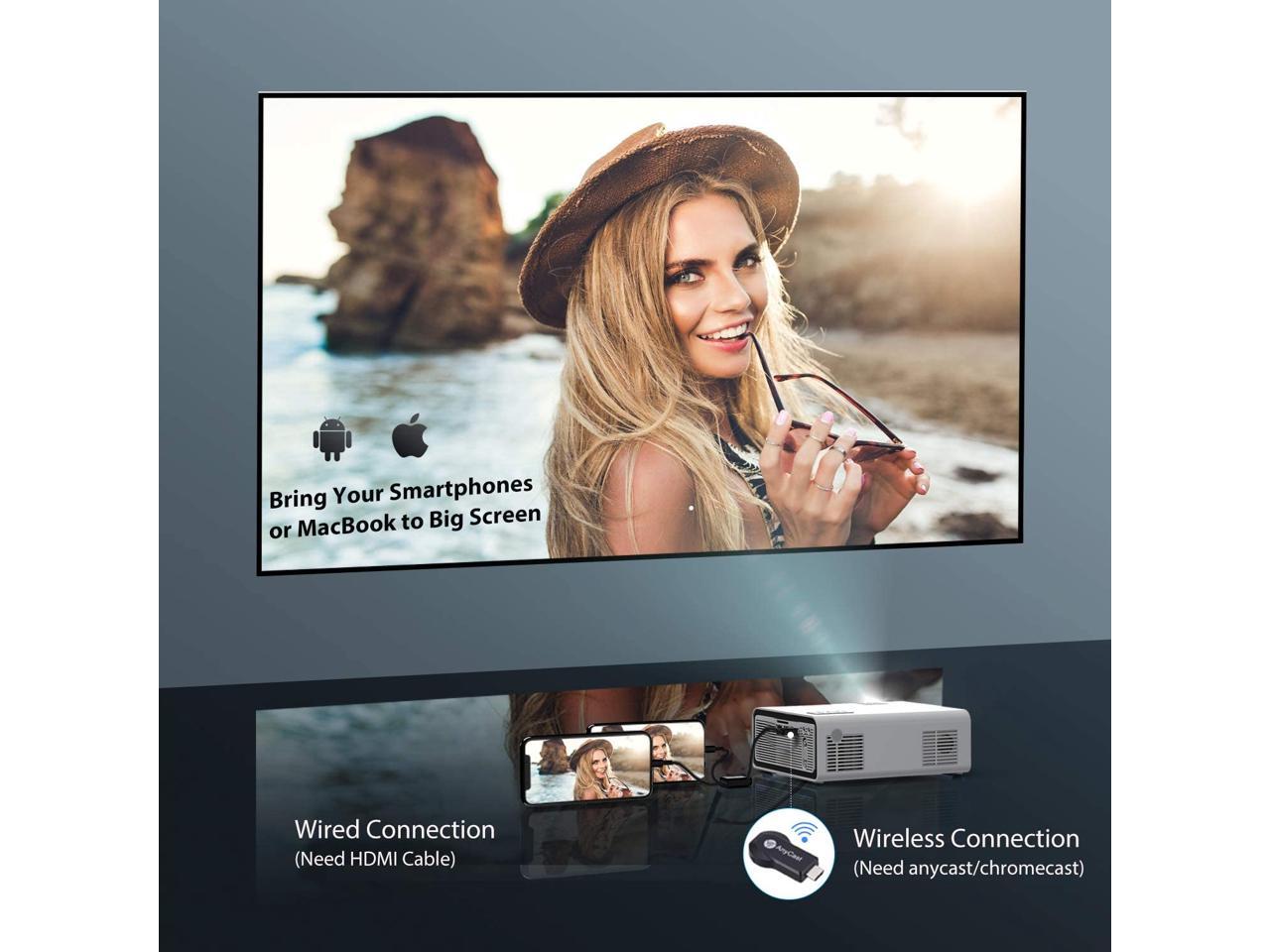 yaber v3 mini bluetooth projector