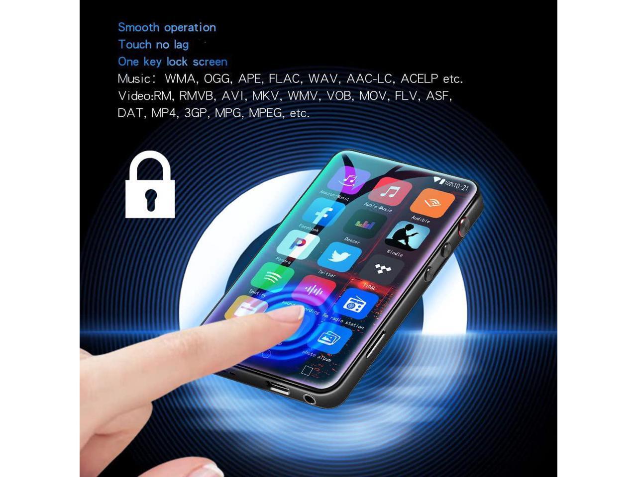 MYMAHDI 80GB MP3 Player with Bluetooth and WiFi, 4" Music Player Touch
