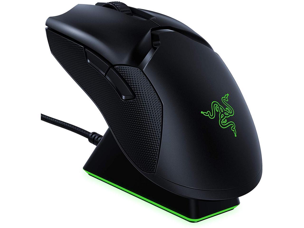 Razer Viper Ultimate Hyperspeed Lightest Wireless Gaming Mouse Rgb Charging Dock Fastest Gaming Mouse Switch k Dpi Optical Sensor Chroma Lighting 8 Programmable Buttons 70 Hr Battery Newegg Com