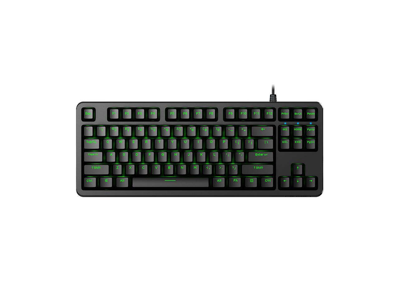 Fuhlen G87S All Non conflicting Keys 9 Backlit LED Light Modes Cool Exterior Wired Cherry Blue 