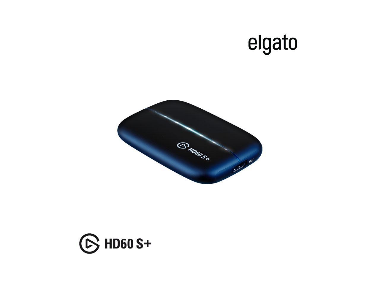Elgato Game Capture HD60 S+, External USB 3.0 Type-C Device, 1080p60 via  HDMI, HDR10 Support, 4K Passthrough, Win/Mac.For PS4, Xbox One and Nintendo  