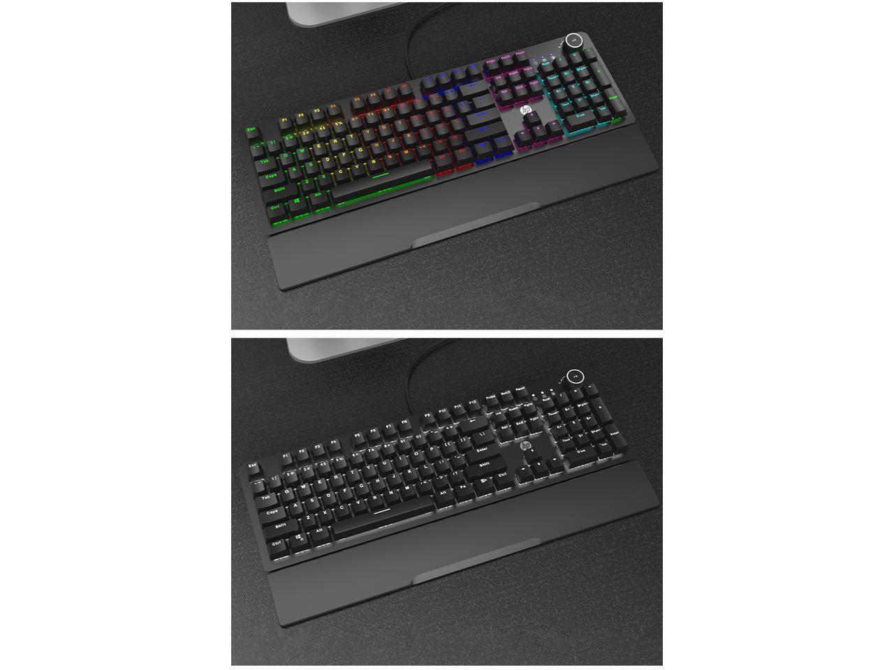 hp k10g gaming mechanical keyboard