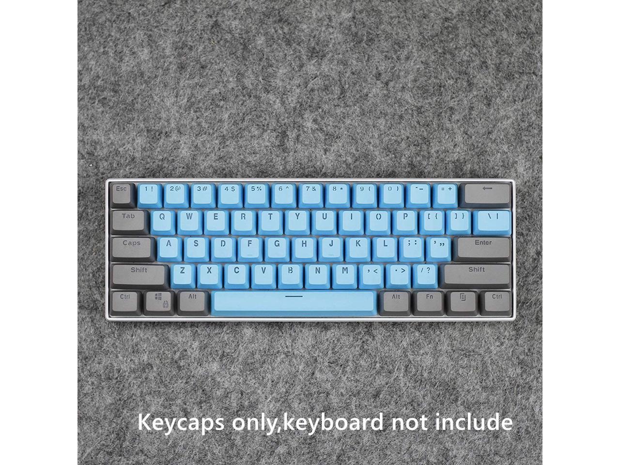 CORN 61 Key Layout OEM Profile PBT Thick Keycaps for 60% Mechanical  Keyboard for RK61,GANSS ALT61,IKBC poker,Annie PRO,GH60,iqunix f60