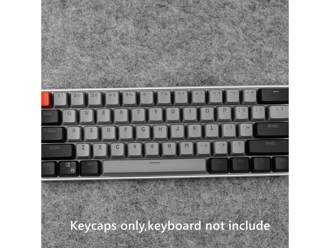 Corn 61 Key Layout Oem Profile Pbt Thick Keycaps For 60 Mechanical Keyboard For Rk61 Ganss Alt61 Ikbc Poker Annie Pro Gh60 Iqunix F60 Newegg Com