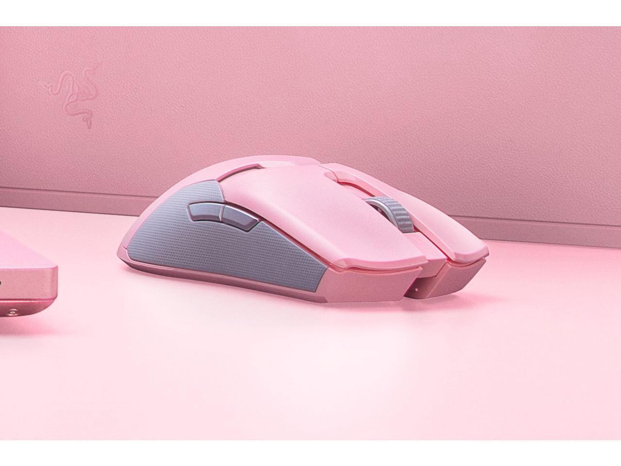 Razer Viper Ultimate Hyperspeed Lightest Wireless Gaming Mouse Rgb Charging Dock Fastest Gaming Mouse Switch k Dpi Optical Sensor Chroma Lighting 8 Programmable Buttons 70 Hr Battery Pink Newegg Com