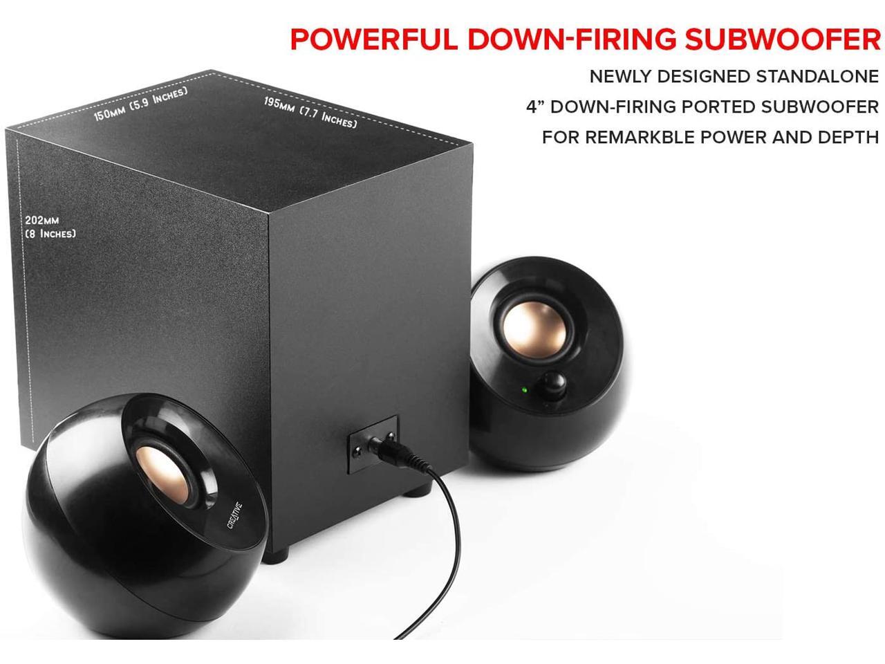Creative Pebble 2.0 Best Buy CREATIVE LABS Pebble Modern 2.0 USB Desktop Speakers - Black - Newegg.com
