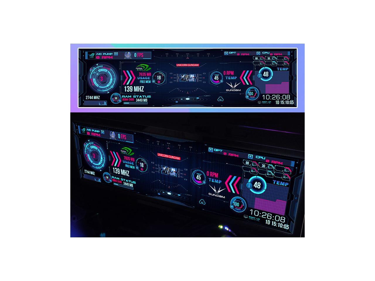 CORN Secondary Screen, AIDA64 Data Monitoring for Computer Monitoring